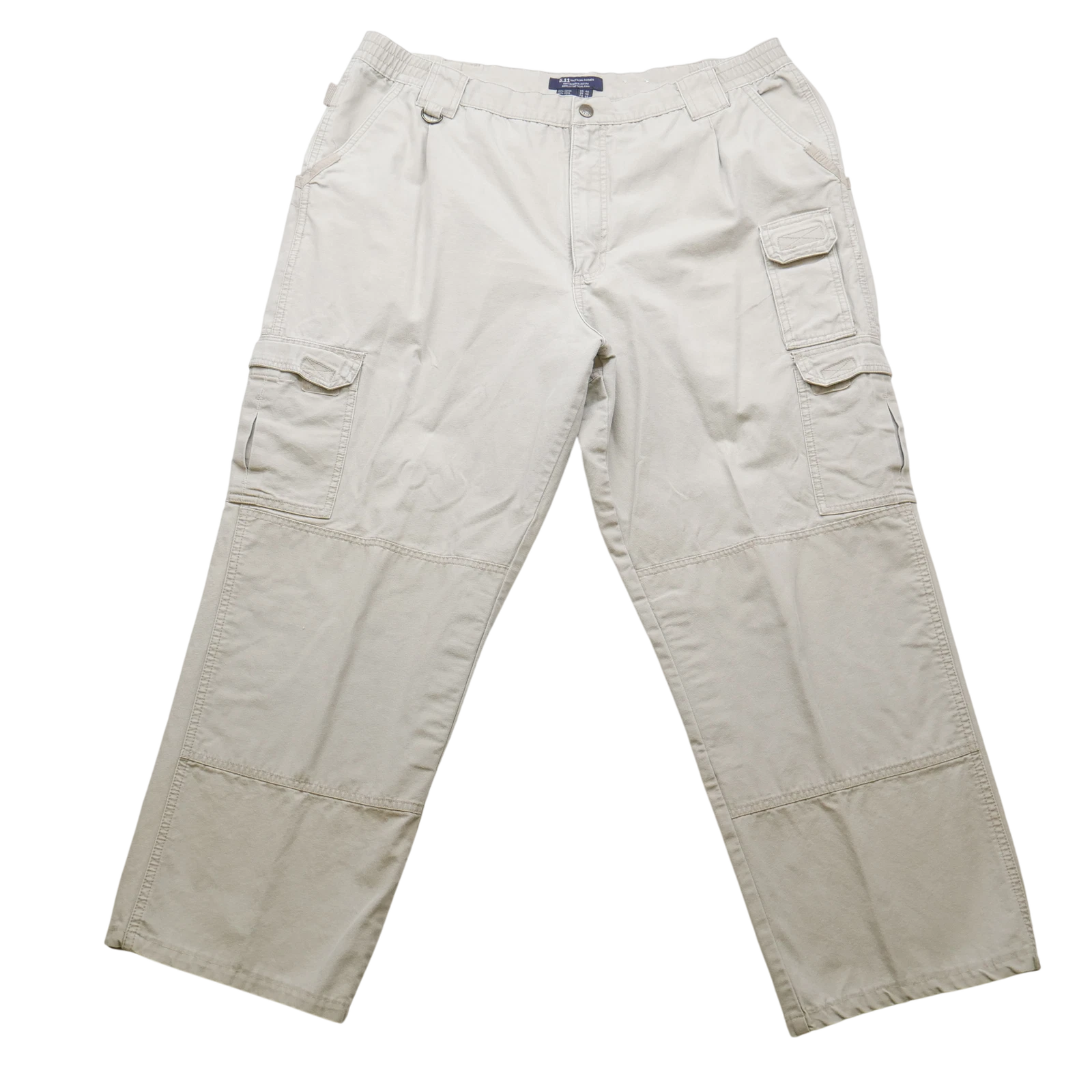 5.11 Tactical Pants Mens 38x30 Cargo Elastic Waist Durable Utility Beige
