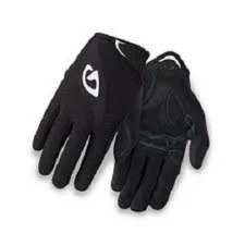 GIRO TESSA LF GEL WOMEN'S MEDIUM CYCLING GLOVES BLACK WITH BLUE STICHING ON SALE
