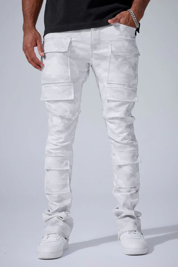 JORDAN CRAIG STACKED "SYIP THRILLER" CARGO PANTS (ARTIC CAMO)
Opens in a new window or tab