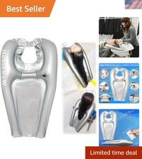 Effortless In-Bed Hair Washing: Lightweight Inflatable Shampoo Basin for Comfort