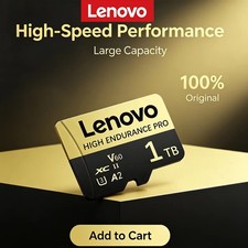 Lenovo High Speed Micro SD Card 1TB 512GB 256GB 128GB TF Flash Memory Card Class
