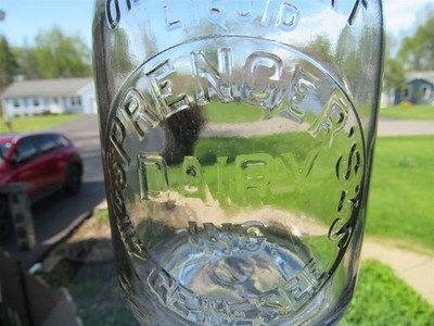 TREQ Milk Bottle Sprenger Sprenger's Dairy Inc 2117 Genesee St Buffalo NY 1940
