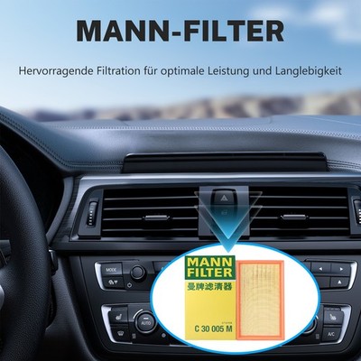 MANN-FILTER Luftffilter C 30 005 M - für Pkw + Transpor Cars Air Filter for Cars