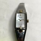 Women's Ladies Watch Wristwatch / Silver / Rectangular Seiko V116-0AEO