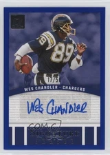 2024 Panini Donruss Signature Series Blue 17/50 Wes Chandler #SSE-WCH Auto 07qd