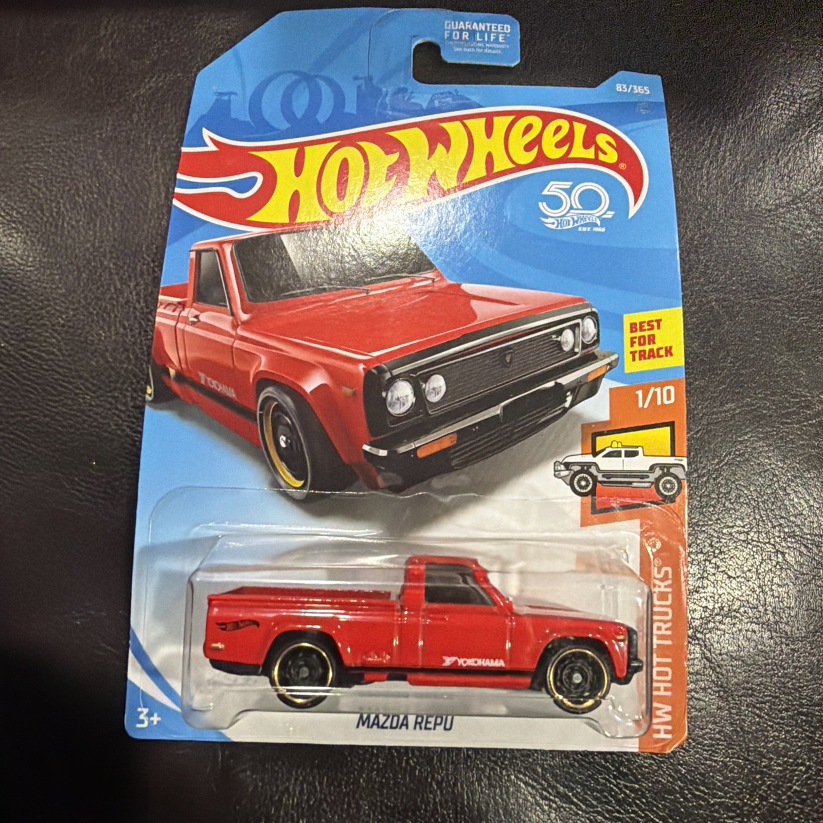 Hot Wheels HW Hot Trucks Mazda Repu Red w/ ST8s NEW 2017 1/10 Yokahama 204/365