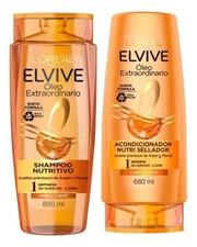 Elvive ol o extraordinario cabello seco Shampoo  conditioner 680 ml each
