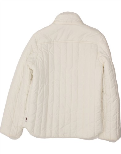 FILA Womens Padded Jacket IT 38 XS White Polyester Y102 - Picture 2 of 3