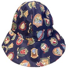 Shedrain Bucket Hat Navy Novelty Rain Weather Protection Travel Golf Dad USA