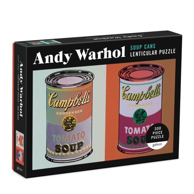 Andy Warhol Soup Cans 300 Piece Lenticular Puzzle (Jigsaw)