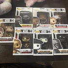 Star Wars Funko Pop lot of 7! Vader kenobi 308,607,781,347,609,630,539