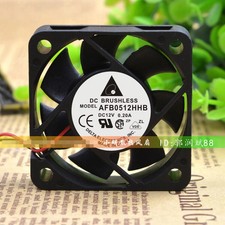 1 pcs DELTA AFB0512HHB 5CM 5015 Double Ball 12V 0.20A High Speed Server Fan