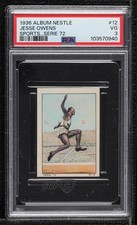 1935-36 Nestle Sports - Contes - Explorations Jesse Owens #72-12 PSA 3 04le