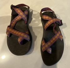 Chaco Womens Strappy Slip-On Sandals US 8 Pur...