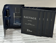 DIOR SAUVAGE EAU FORTE PARFUM 1.0ml .03fl oz x 6 COLOGNE SPRAY SAMPLE VIALS