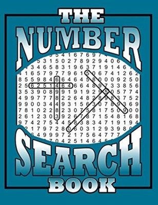 Wren - Number Search Book  105 Large Print Puzzles - paperback or soft - E555z
