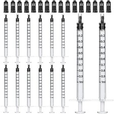 Small Syringes with Caps