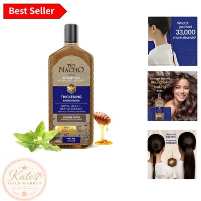Anti Hair Loss Thickening Shampoo - 14 oz Volumizing with Natural Ingredients