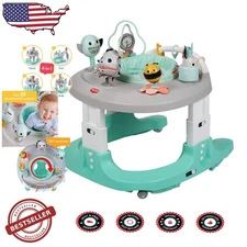 4-in-1 Baby Walker Jumper Activity Center 360 Seat Adjustable Height