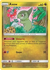 Axew SM - Unified Minds 154/236 LP Pokemon