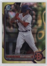 2022 Bowman Draft Chrome Yellow Lava Refractor 8/75 Nick Yorke #BDC-94 2y0
