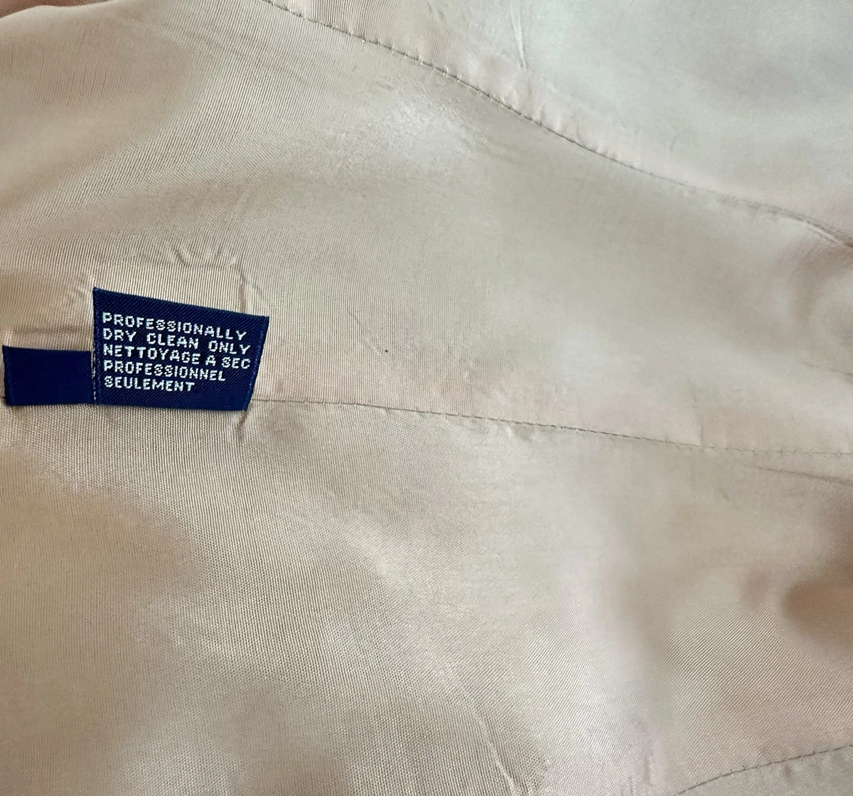 Traje falda vintage raro para mujer Burberry talla 6 detalles de cuero