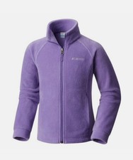 COLUMBIA GIRLS BENTON SPRINGS FLEECE JACKET SIZE S 7/8