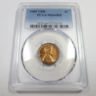 1909 P VDB PCGS MS64 RD Red - Lincoln Wheat Penny Cent 1c US Coin #56831A