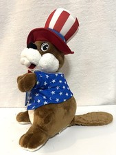 2025 BUC-EES Beaver 4th of July Patriotic Plush Stuffed Toy Bucees