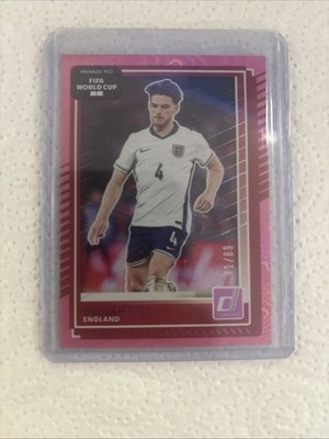 Panini 2025-26 Donruss Declan Rice #66 Pink Swirl /89