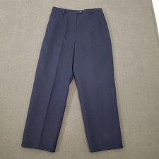 Pendelton Pants Womens Size 10 Navy 100 Virgin Wool Lined