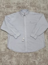Brooks Brothers Men's XL 1818 Fit Original Polo Shirt Traditional Blue/Blue Logo