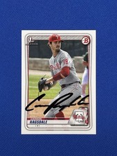 2020 Bowman Draft #BD-145 Carson Ragsdale Signed Card AUTO autograph