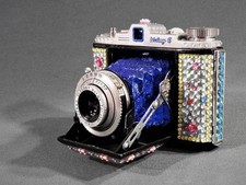 TAISEI KOKI Welmy 6 Folding Camera 75mm f/4.5 Unique Deco Custom JP