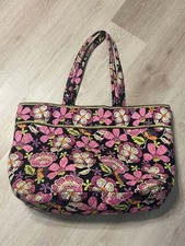 Vera Bradley Pirouette Pink Quilted Floral Extra Large Floral Tote Bag
