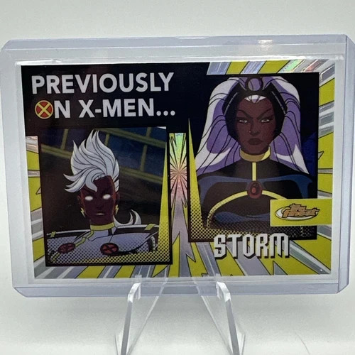 2025 Topps Finest X-Men 97 Previously on X-Men STORM # PO-6!