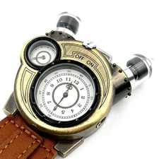 PARTS/REPAIR - Thinkgeek Steampunk Tesla Analog Quartz Watch Cosplay Costume