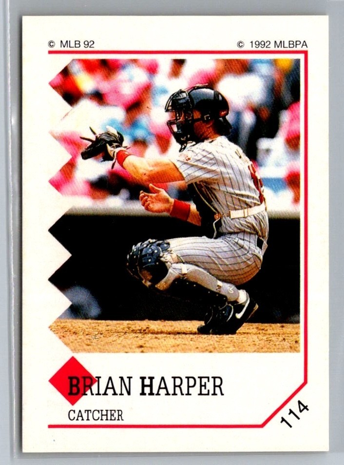 Brian Harper #114 - 1992 Panini Stickers