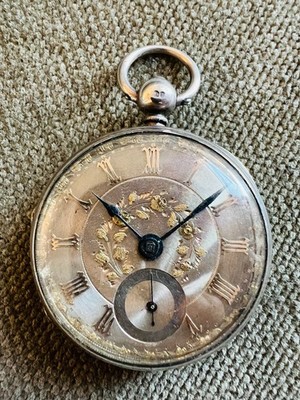 JOHN JOHNSON, PRESTON - English Silver verge Watch 52 mm von 1865