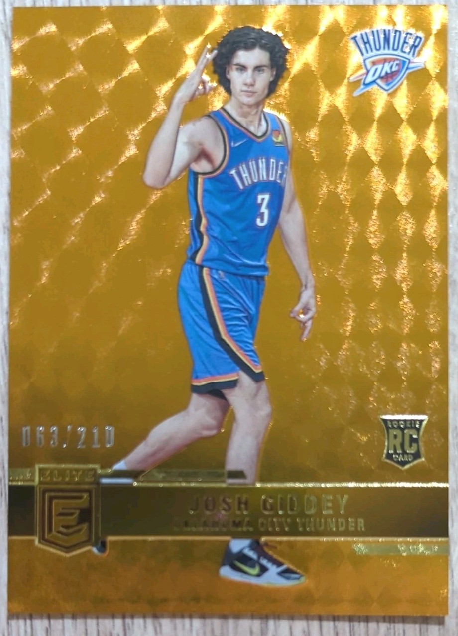 2021-22 Donruss Elite - Rookies Josh Giddey #243 Orange /210 (RC)