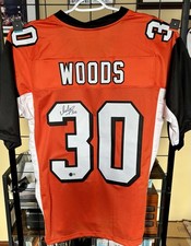 Ickey Woods Autograph Jersey Beckett COA Cincinnati Bengals Super Bowl XXIII HOF
