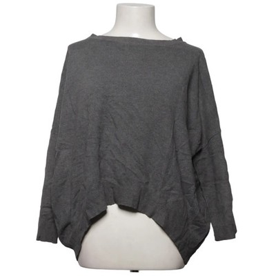 Strickpullover, Größe: L/XL, Grau, Merinowolle/Polyamid, Einfarbig #KDs