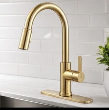 Glacier Bay Kitchen Faucet McKenna Collection Pull Down Sprayer- New In Box