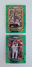 PANINI PRIZM GREEN 2022-2023 NBA BASKETBALL CARDS ( 2 CARDS )
