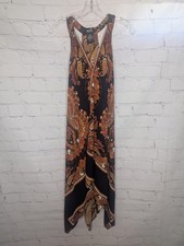 SLNY Fashions New York Paisley Tea Length Sundress Size M