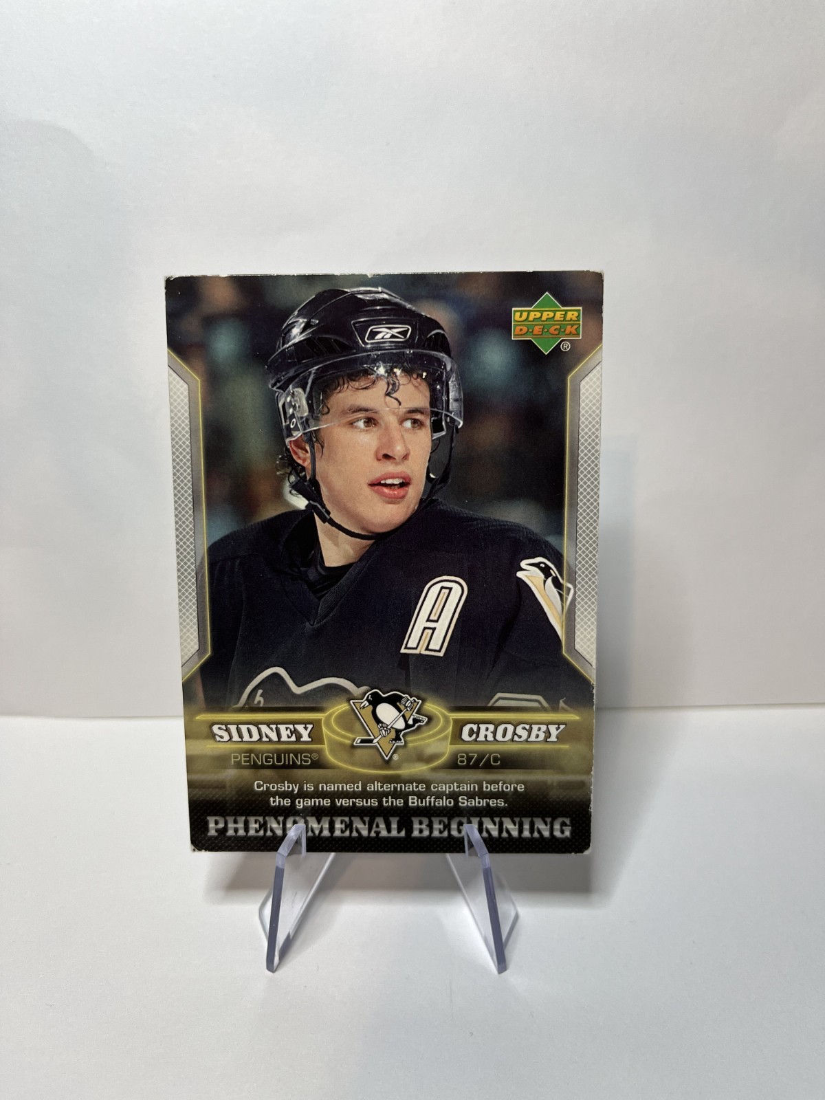 2005-06 Upper Deck Phenomenal Beginning Sidney Crosby #13 (DMG)