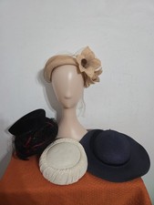 Vintage Lot Of 4 Women s Hats Union, Polly Deb Unbranded