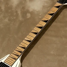 Jackson X Series Rhoads Rrx24 Maple Fingerboard Snow White With Black Pinstripes