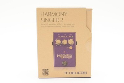 TC HELICON Harmony Singer 2 Vocal Reverb Compact Pedal Effector 8 Harmony Styles