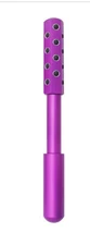 Facial Roller with 24 Germanium Massage Nodes for Lifting & Skin Care - Purple